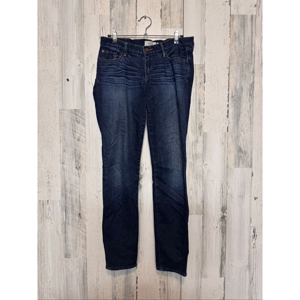 Abercrombie & Fitch Women’s Size 4 Stretch Dark Wash Skinny Jeans Denim